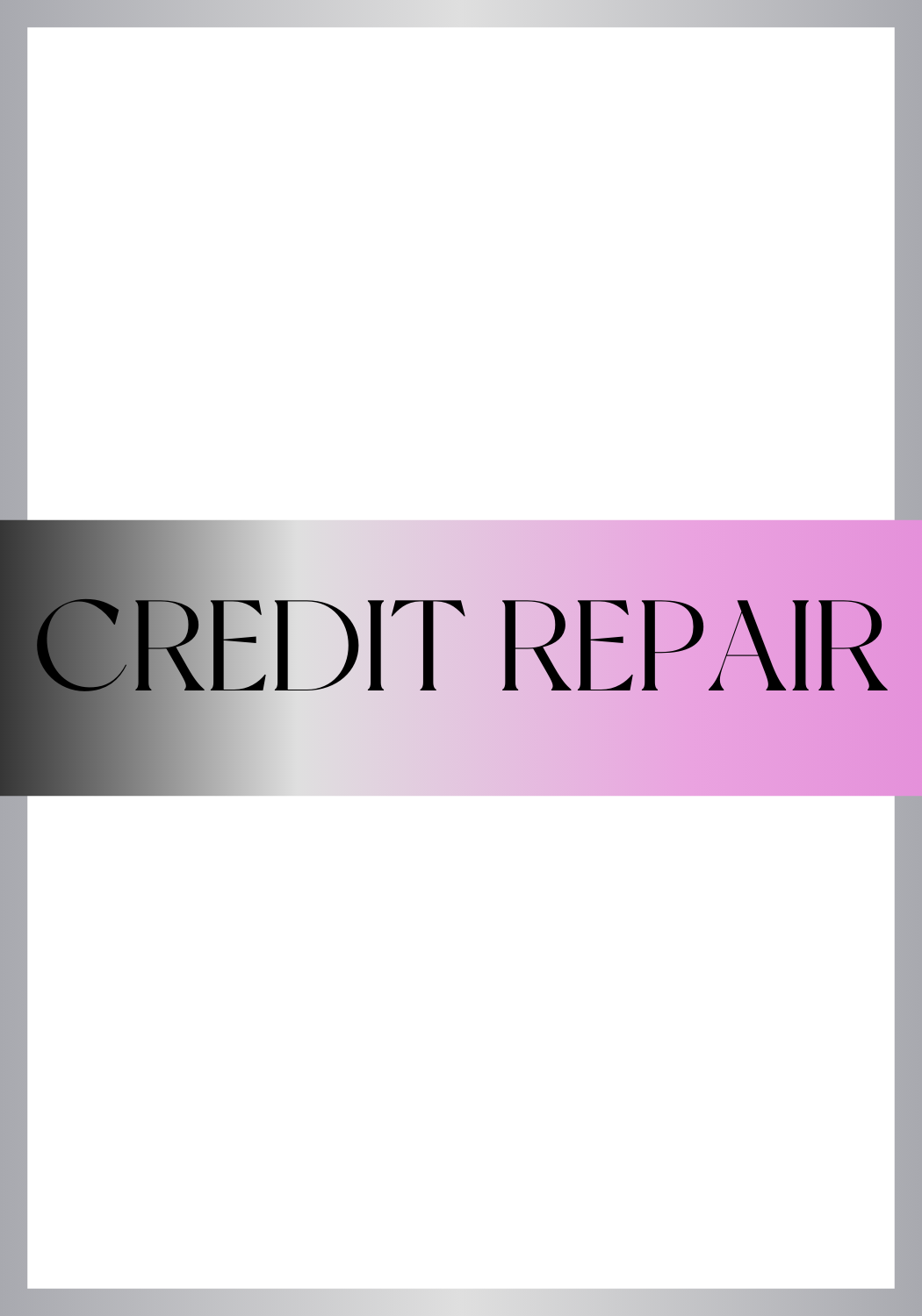 CREDIT REPAIR